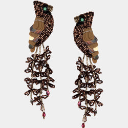 Boucles d'oreilles Cardinal - Olivia Dar