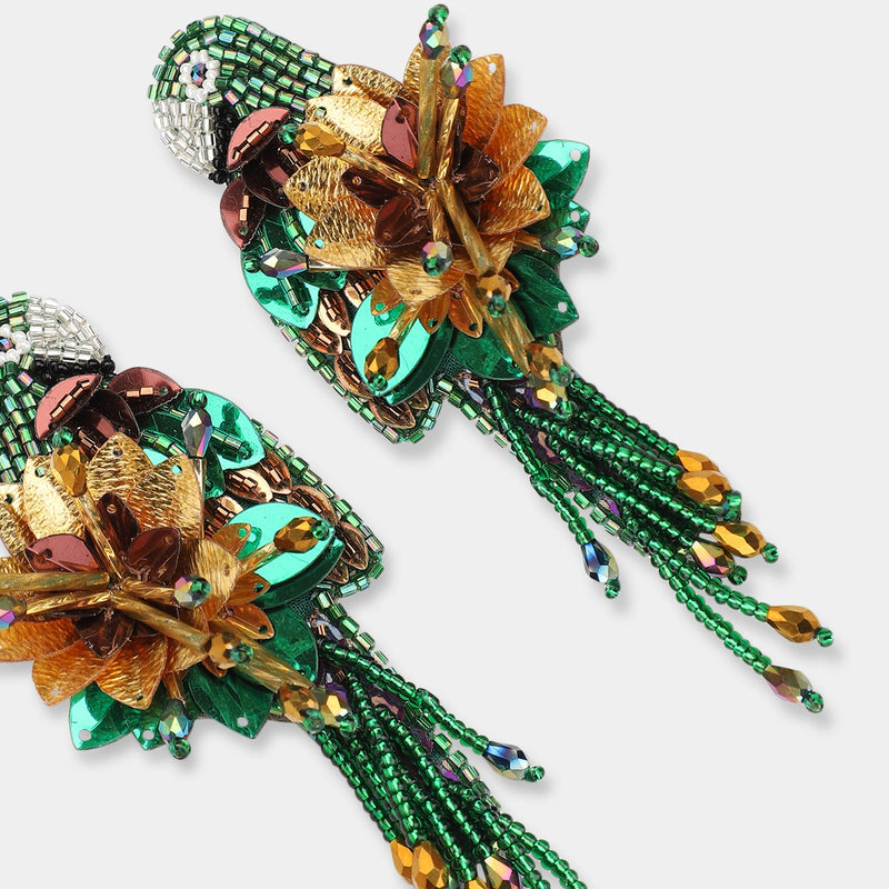 Boucles d'oreilles PARROT - Olivia Dar