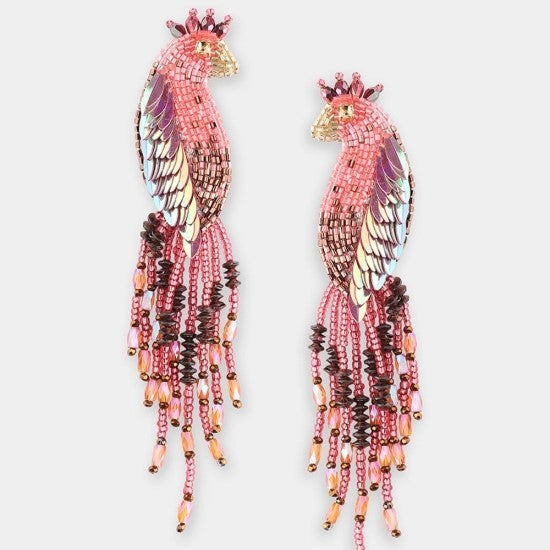 Boucles d'oreilles PEACOCK - Olivia Dar