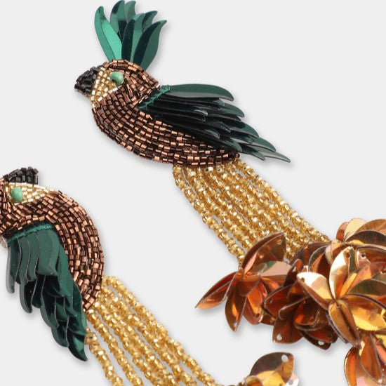 Boucles d'oreilles Bird Of Paradise - Olivia Dar