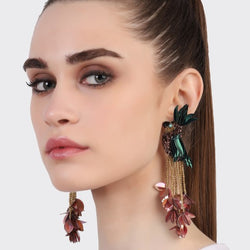 Boucles d'oreilles Bird Of Paradise - Olivia Dar